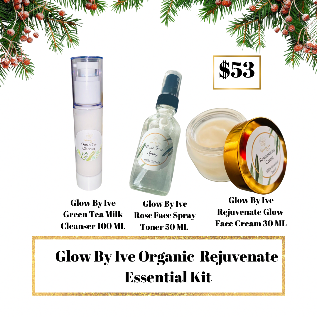 Glow BY Ive Organic Anti-aging essential kit - free shipping- TORONTO, CANADA