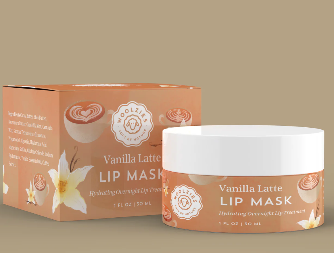 Woolzies Vanilla Latte Lip Mask 1 oz