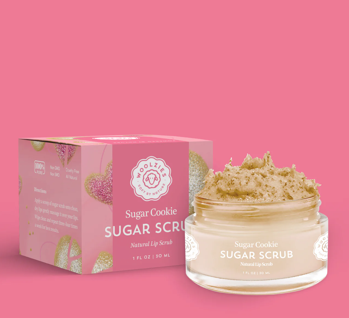 Woolzies Sugar Cookie Lip Scrub 1 oz