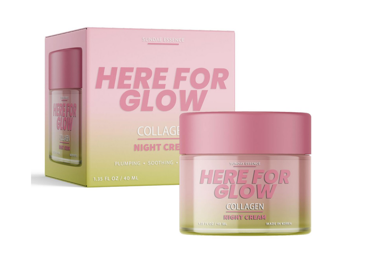 Sunday Essence Here For Glow Collagen Night Cream 50ML