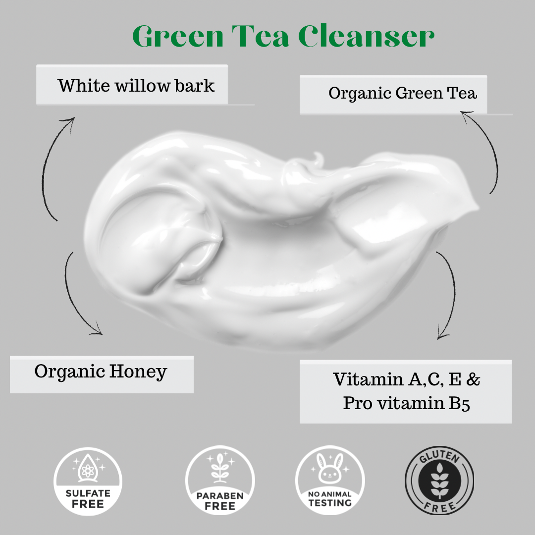 Glow By Ive Organic Milk Green Tea Cleanser 100 ml