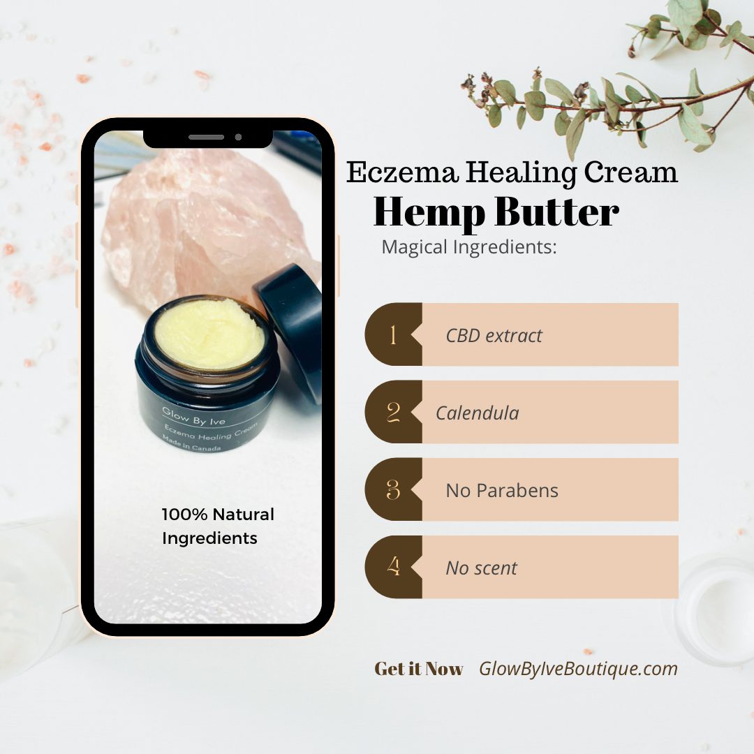 Eczema Hemp Healing Cream 2 OZ.